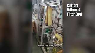 Saco de filtro de poliéster Nomex PTFE