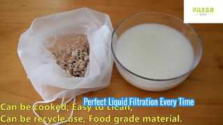 Saco de filtro de malha de nylon de qualidade alimentar para filtragem de líquidos