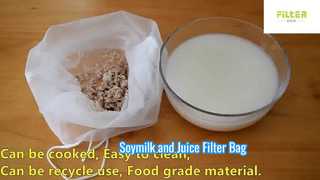 Saco de filtro de leite de soja e suco