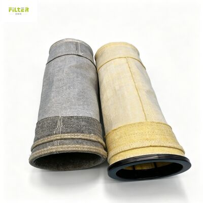 Qualidade  Manufacture High temperature PPS aramid fiberglass dust filter bag for baghouse Fábrica