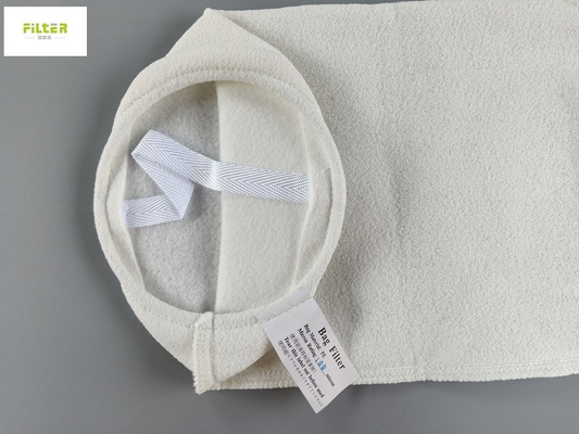 Saco de filtro da água do poliéster de 100 mícrons para o purificador líquido da água da indústria