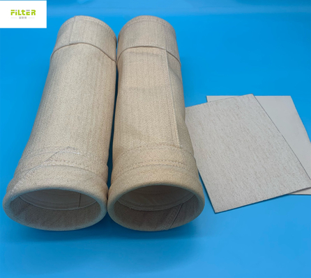 A agulha redonda da fibra do Dis Aramid sentiu o saco de filtro 450gsm de Nomex - 550gsm