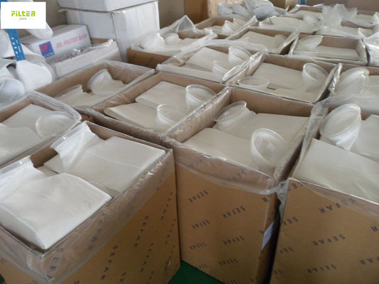 Saco de nylon personalizado 25 mícrons da filtragem da água com anel plástico