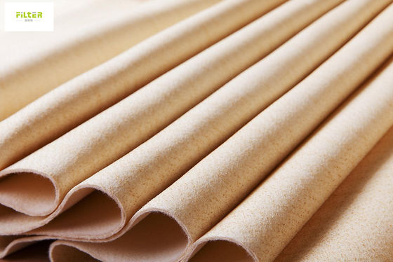 Saco de alta temperatura de pano de filtro da poeira de Nomex Aramid para a poeira do carvão vegetal
