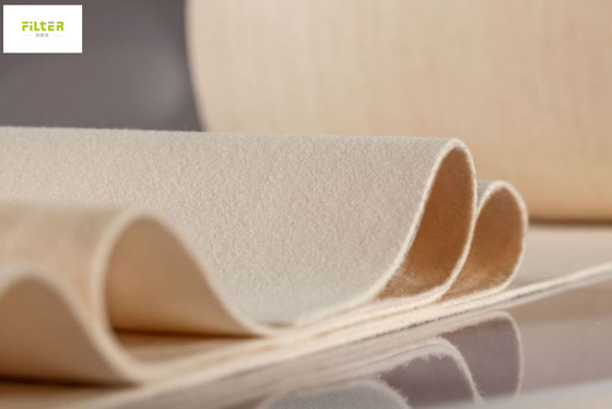 Saco de alta temperatura de pano de filtro da poeira de Nomex Aramid para a poeira do carvão vegetal
