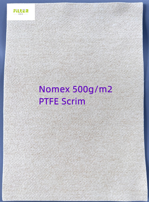 Pano de filtro não tecido sentido perfurado agulha de Aramid/Nomex para o coletor de poeira