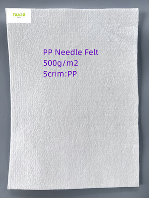400GSM feito sob encomenda - pano de filtro do ar do polipropileno 550GSM para o coletor de poeira