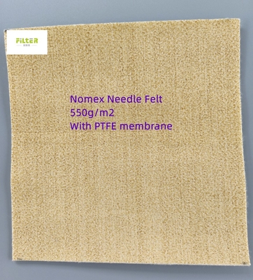Pano de filtro não tecido da poeira de Nomex Metamax para o coletor do filtro de ar