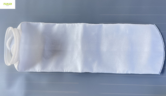 Aquário 10 mícron PP saco de filtro líquido com anel de plástico 7