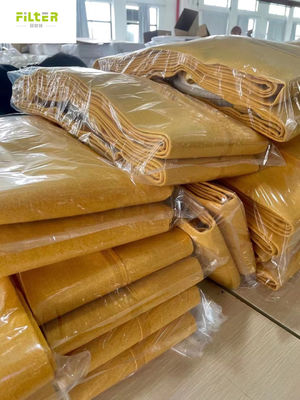 Luvas 350gsm do filtro da fibra de vidro dos PP Nomex PPS PTFE P84 do poliéster ~ 850gsm