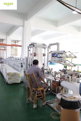 Saco de filtro plissado branco feito sob encomenda da remoção de poeira de PTFE para o coletor de poeira