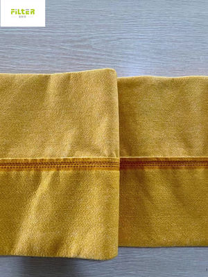 Sacos de filtro não tecidos de alta temperatura da poeira de P84 PPS para a filtragem do gás de fumo da estufa de cimento