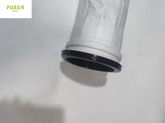 Sacos de filtro de membrana de PTFE de alta temperatura 750GSM em preto carbono produzindo