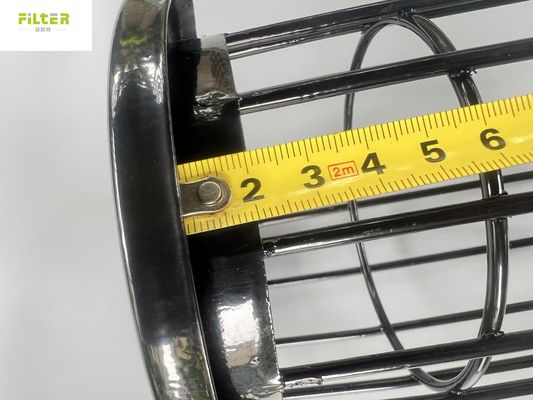 Gaiola do filtro da planta de aço SS304 combinada com o saco de filtro de PTFE