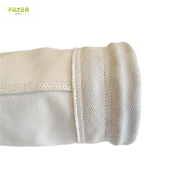 Saco de filtro de feltro com agulha de fibra de vidro para filtragem e recolha de poeira em fornos de cal