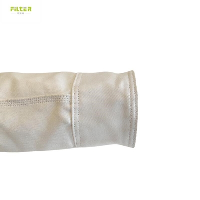 830GSM Saco de filtro de fibra de vidro personalizado para filtragem a alta temperatura