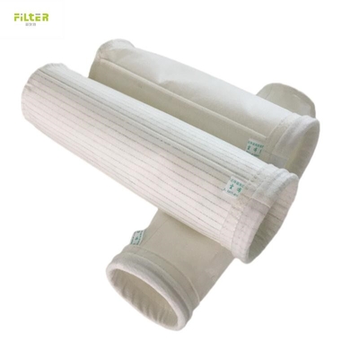 Saco de filtro de poliéster de 550 gm para recolha de poeira de cimento com anti-estática
