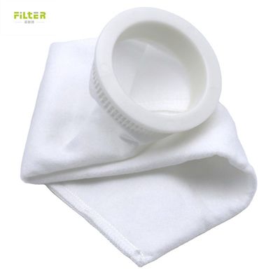 Sacos de filtro de líquido de fio de costura PE / PP / NMO / PTFE Dimensões personalizadas