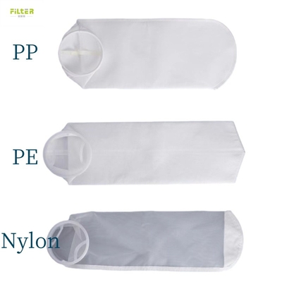Saco de filtro de líquido de poliéster de nylon de PP 7 polegadas de diâmetro 18cm de comprimento