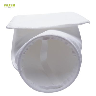 Saco de filtro de líquido de malha de nylon de grau alimentício de 500 microns com anel de plástico
