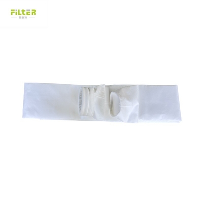 550GSM Sacos de filtro de óleo e água repelentes de poliéster para fábrica de cimento e fábrica de aço