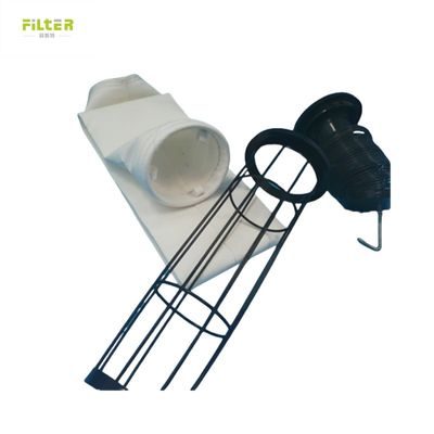 Nomex de poliéster com saco de filtro de membrana de PTFE para fábrica de aço