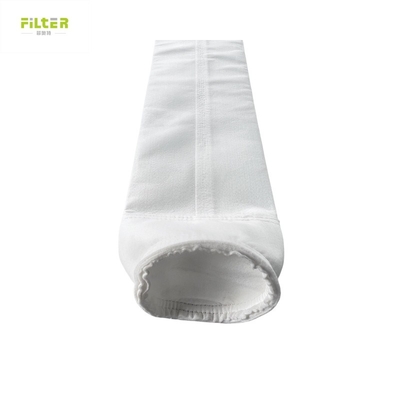 Saco de filtro de poliéster de alta temperatura com membrana de PTFE