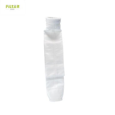 Saco de filtro de feltro de agulha de poliéster não tecido industrial