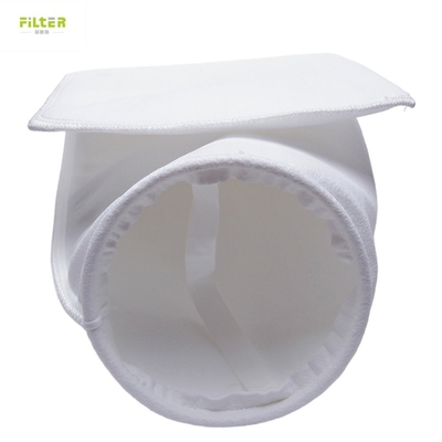 Sacos de filtragem de líquidos de nylon e poliéster para filtragem a altas temperaturas em tamanhos personalizados para filtragem industrial