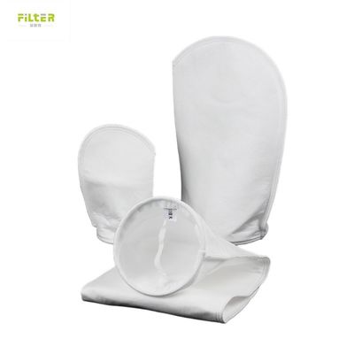 Saco de filtro de líquido de fundo de fusão quente com anel de plástico
