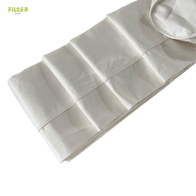 Filtro de agulha Nomex PTFE Filtro de poeira de poliéster Manga PPS Coletor de poeira Sacos de filtro Para fábrica de cimento Asfalto 450-550GSM