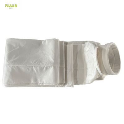 Filtro de agulha Nomex PTFE Filtro de poeira de poliéster Manga PPS Coletor de poeira Sacos de filtro Para fábrica de cimento Asfalto 450-550GSM