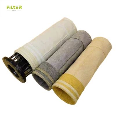 Saco de filtro antiestático industrial de tamanho personalizado com membrana de PTFE para filtragem a altas temperaturas