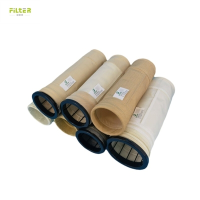 Utilização do filtro de ar Nomex Polyester PPS PTFE Filtro de fibra de vidro Saco para planta de mistura de asfalto