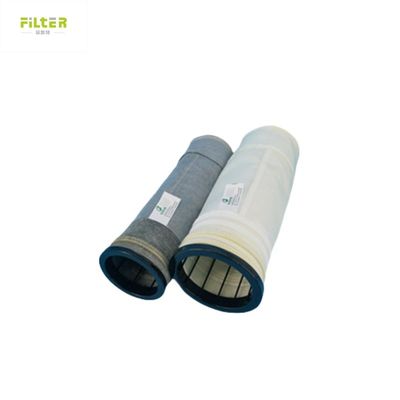 Utilização do filtro de ar Nomex Polyester PPS PTFE Filtro de fibra de vidro Saco para planta de mistura de asfalto
