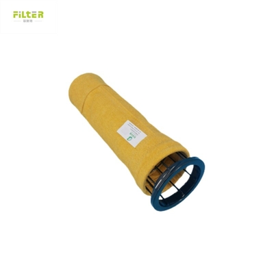 P84 Plissado de recolha de poeira personalizado Grampos Snap Band Feito de poliéster Nomex Equipamento de filtragem Saco de filtro