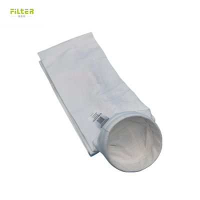 Saco de filtro de poliéster de feltro de agulha 750GSM com membrana PTFE