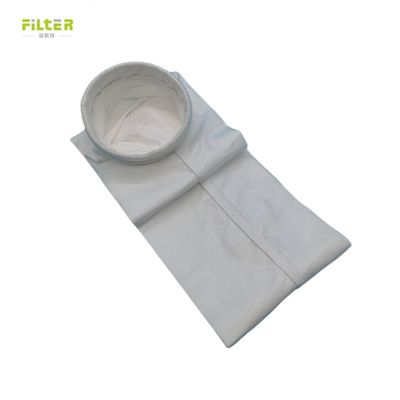 Saco de filtro de poliéster de feltro de agulha 750GSM com membrana PTFE