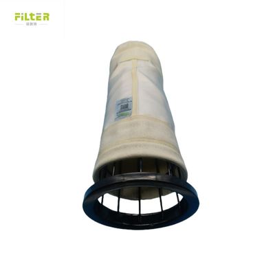 Saco de filtro de poliéster de feltro de agulha 750GSM com membrana PTFE