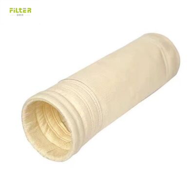 Sacos de filtro para coletores de poeira industrial com fibra Meta Nomex 100% com excelentes propriedades de resistência à abrasão e química