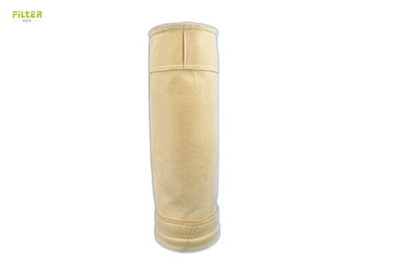 Saco de filtro de aramida de longa vida construído com fibra de meta-aramida para alta temperatura e resistência química na indústria