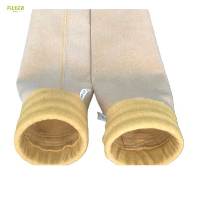 Saco de filtro PTFE PPS P84 de qualidade industrial, com calandramento por sinterização e tratamento por imersão em PTFE para filtração de poeira em várias instalações
