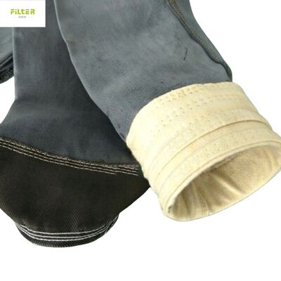 Sacos de filtragem PPS pesados com espremedor de fibra de vidro e tratamento por imersão em PTFE para filtração de poeira em instalações industriais