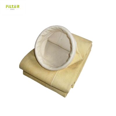Filtros de feltro industrial 100% 550gsm Mangas filtrantes Nomex com membrana PTFE