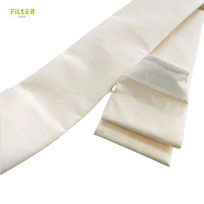 Filtro de bolso industrial para poeira, 850gsm, saco de filtro de fibra de vidro para alta temperatura