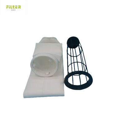 Sacos de filtro para alta temperatura Poliéster Nomex PTFE PPS P84 Feltro de fibra de vidro industrial para coleta de poeira Cimento Mina de carvão Usina siderúrgica