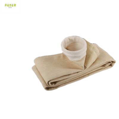 Bolsas de filtro de poliéster P84 PTFE resistentes ao calor para usinas de asfalto