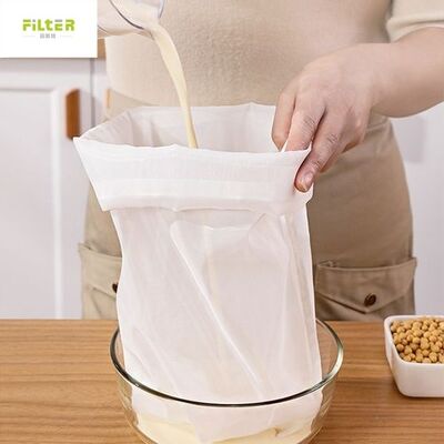 Saco de filtro de leite de soja de malha fina reutilizável de qualidade alimentar