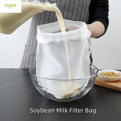 Saco de filtro de suco de nylon de qualidade alimentar Filtro de malha fina lavável para suco de frutas e vegetais