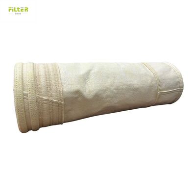 Sacos de filtro de coletores de poeira duráveis Filtro de poliéster perfurado com fundo reforçado para aplicações industriais de coleta de poeira